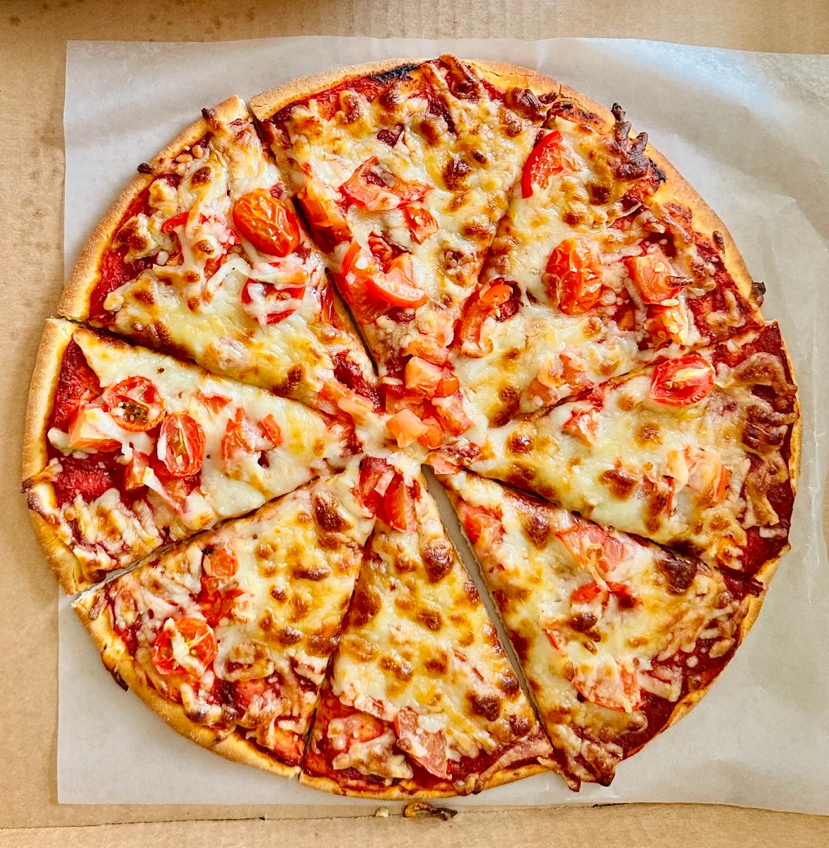 Veggie Margherita Pizza