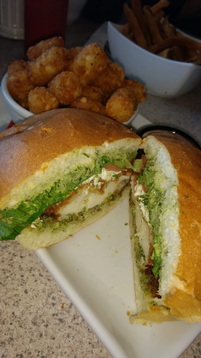 Pesto Crispy Chicken Sandwich