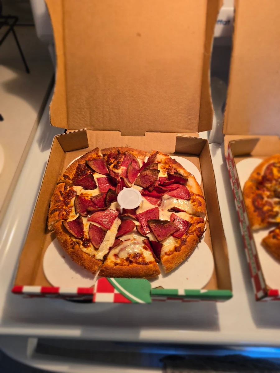 Double Decker Pepperoni Pizza