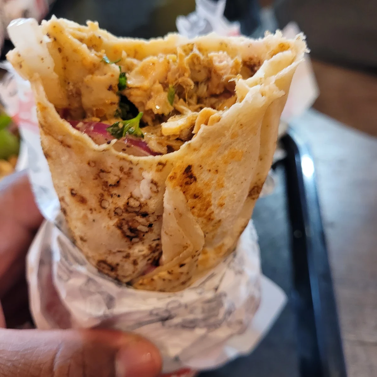 Jerk Chicken Shawarma
