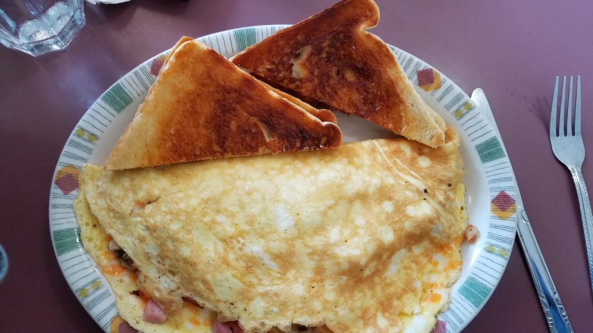 Ham Mushroom Cheese Omelette