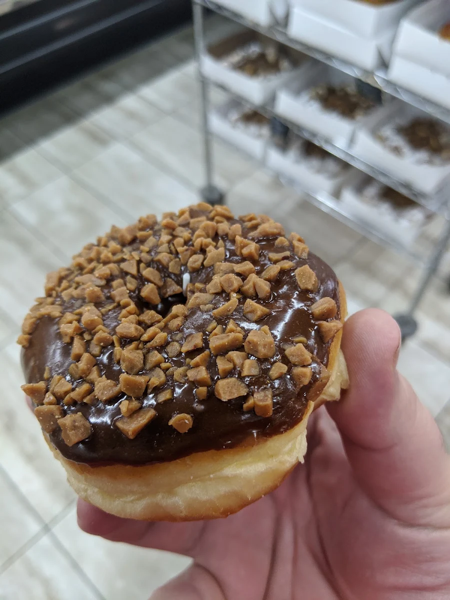 Chocolate Nut Donuts