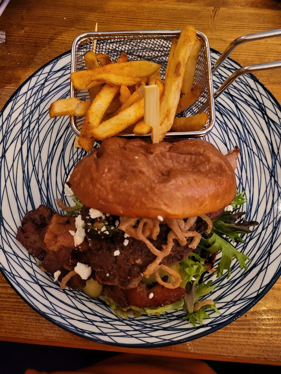 Goat Cheese Burger