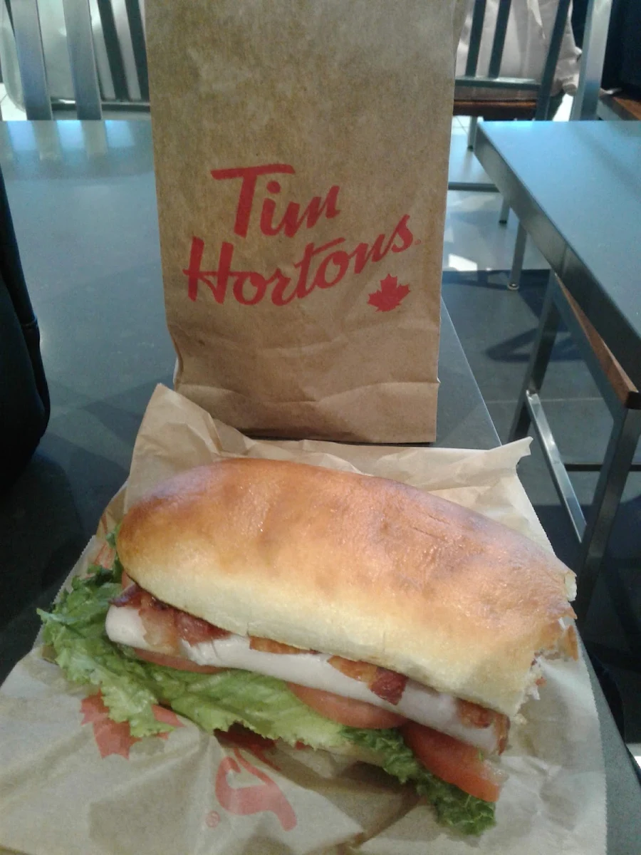 Turkey Bacon Club Artisan Sandwich