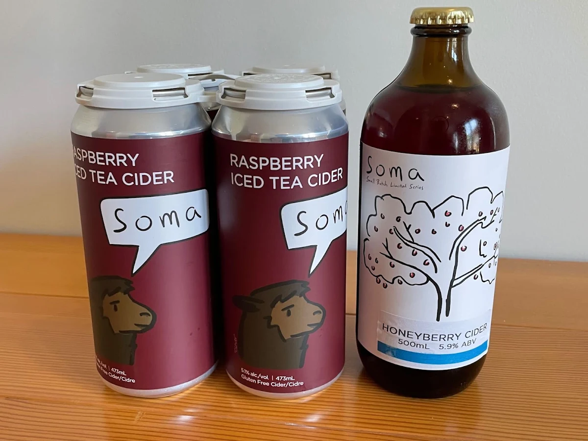 Raspberry Iced Tea, Soma Craft Cidery