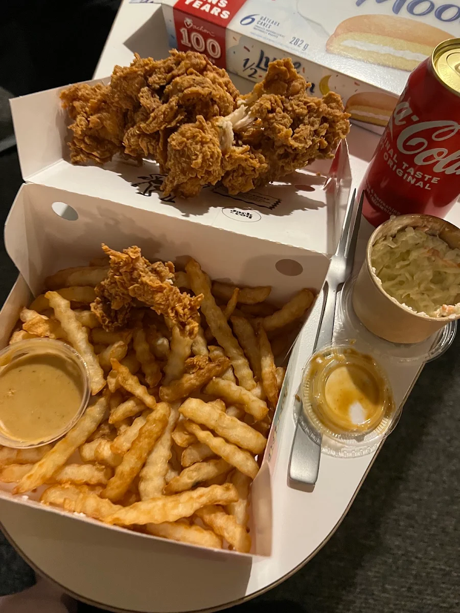 Chicken Tender Box with Coleslaw