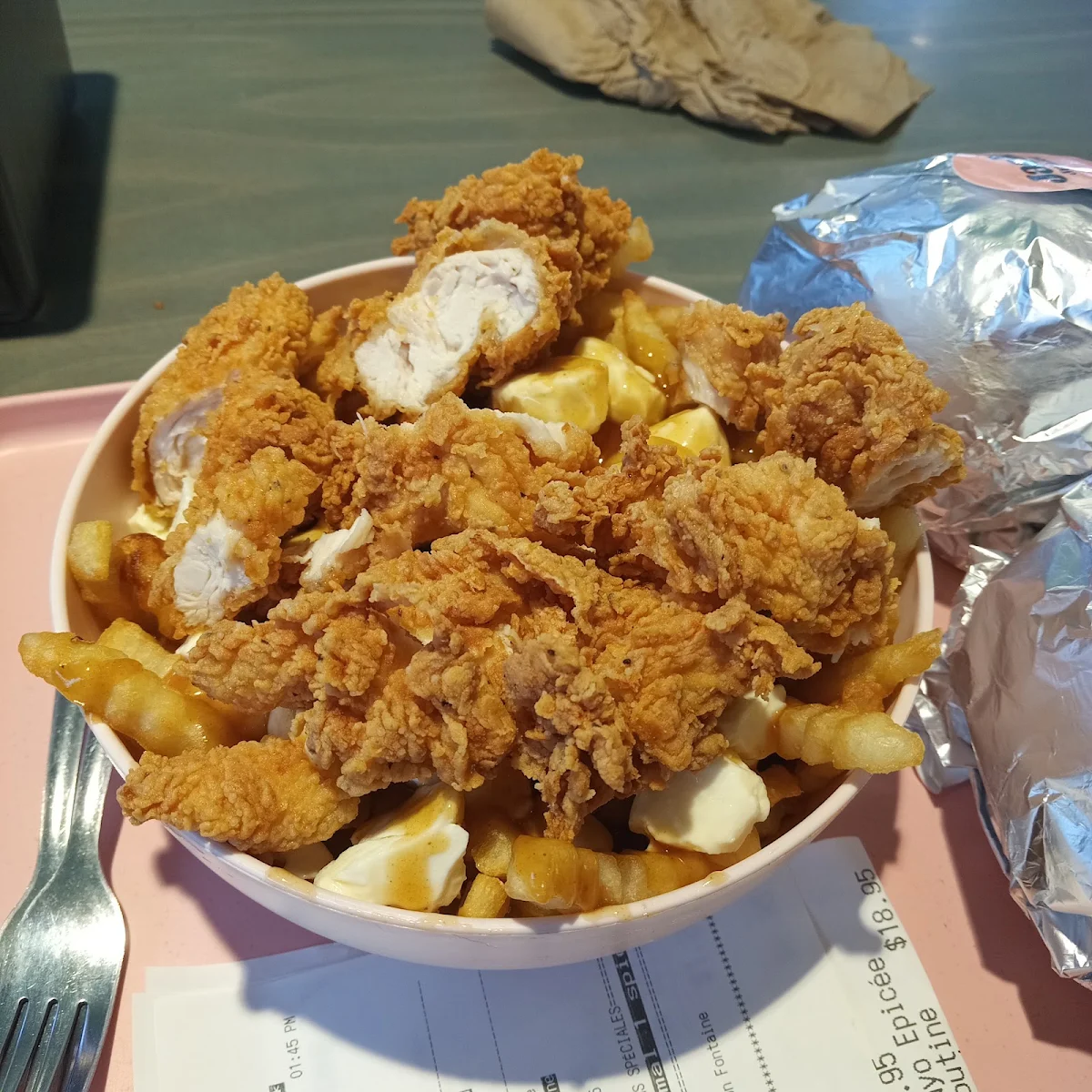 Poutine Poulet Frit