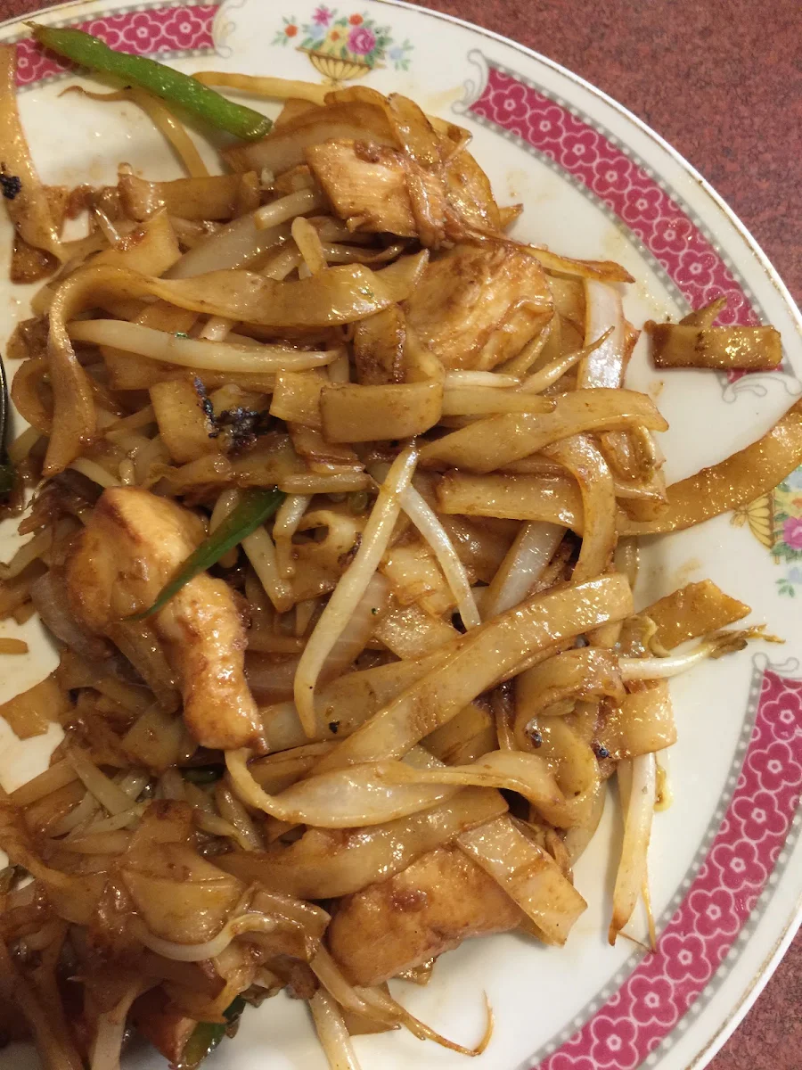 Chicken with Rice Noodles