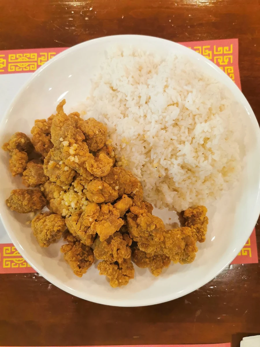 Crispy Pork with Rice