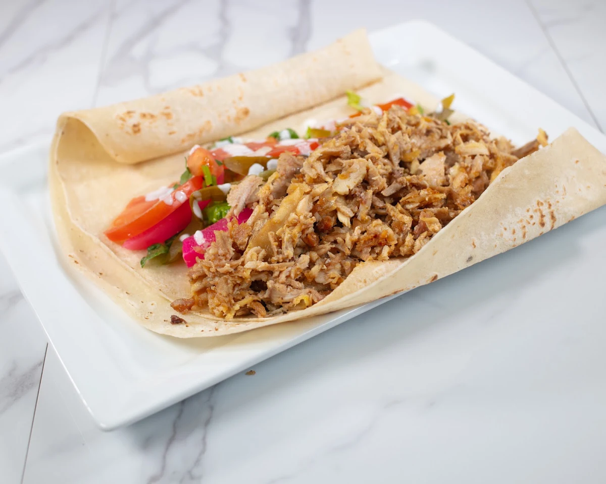 Beef & Lamb Shawarma Wrap, Tuque Shawarma