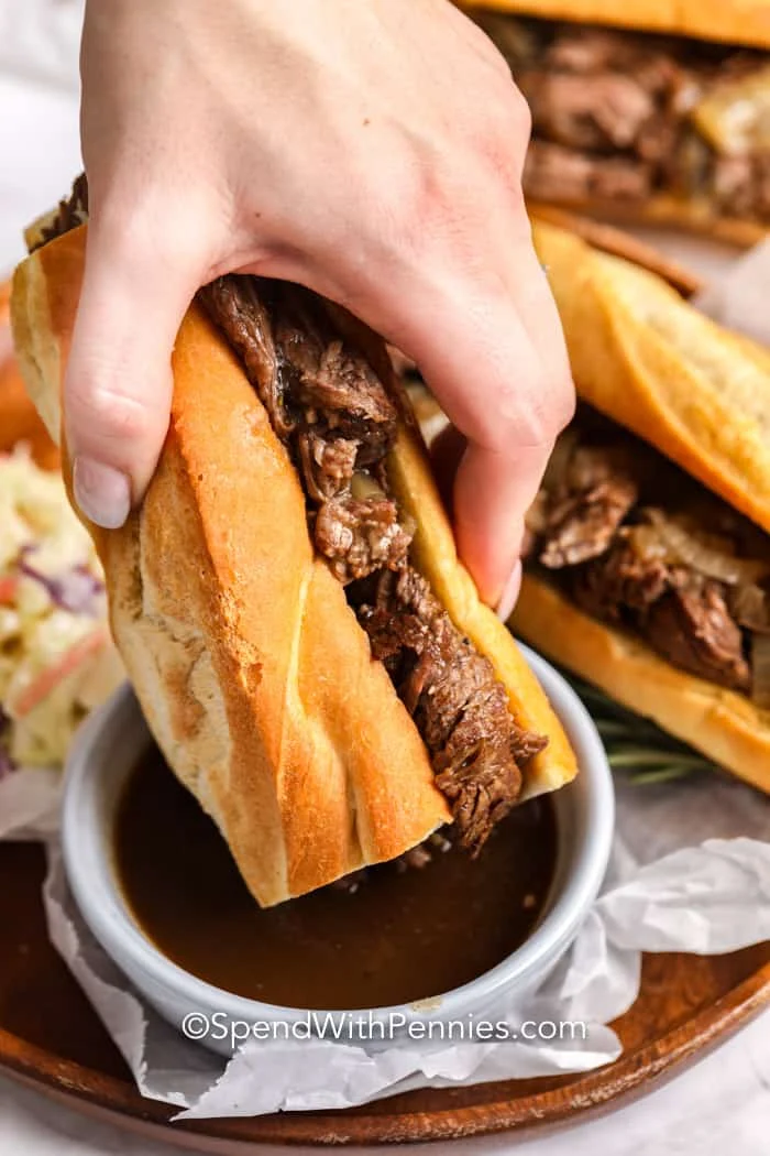 French Beef Dip Sandwich