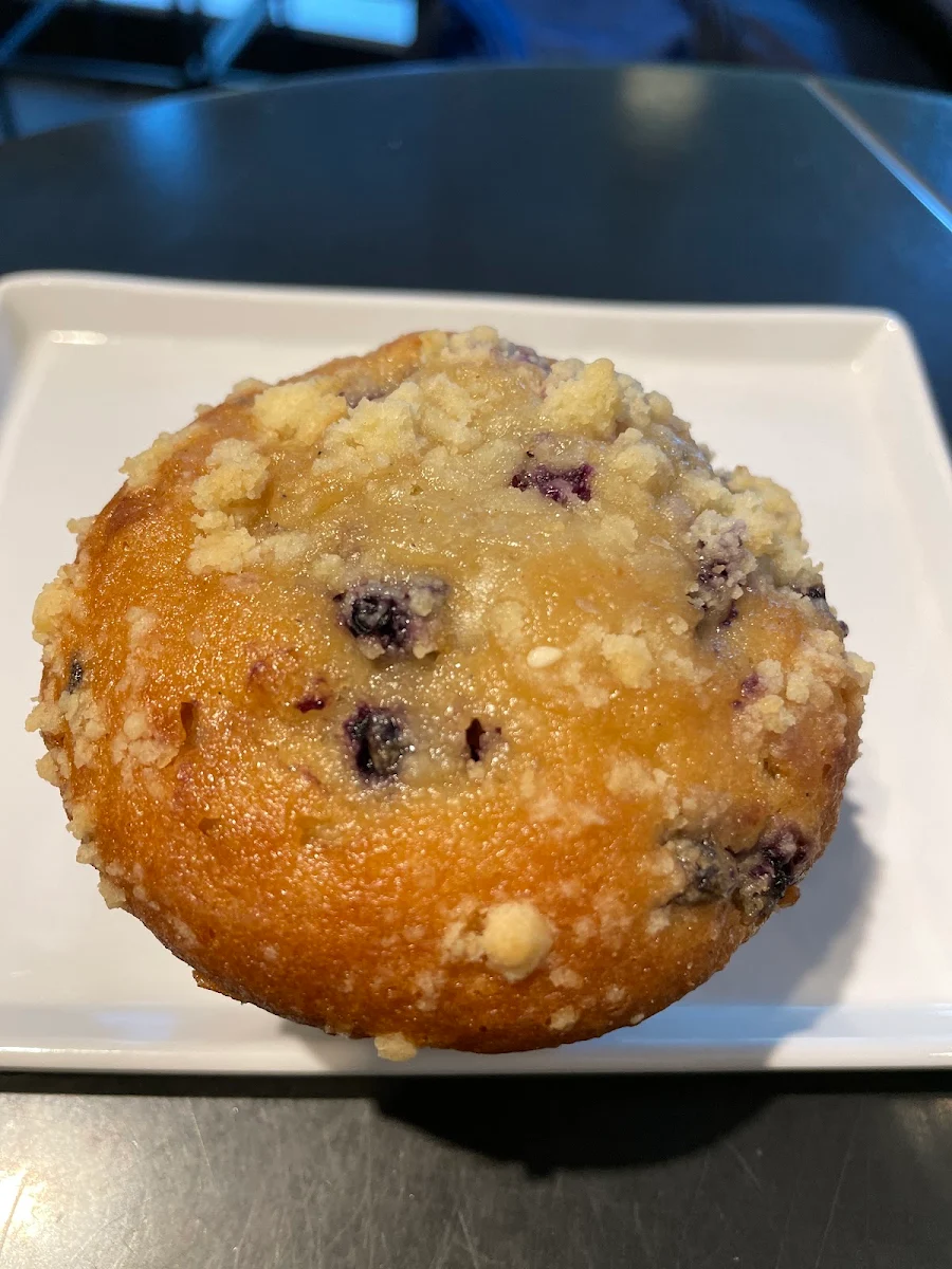 Blueberry Muffin with Yogurt & Honey