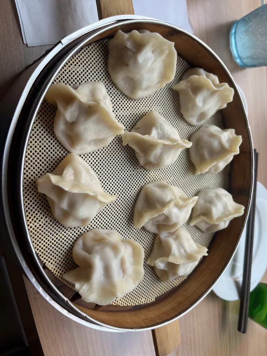 Mashed Potato with Vegetables and Tofu with Vegetables Steamed Dumplings