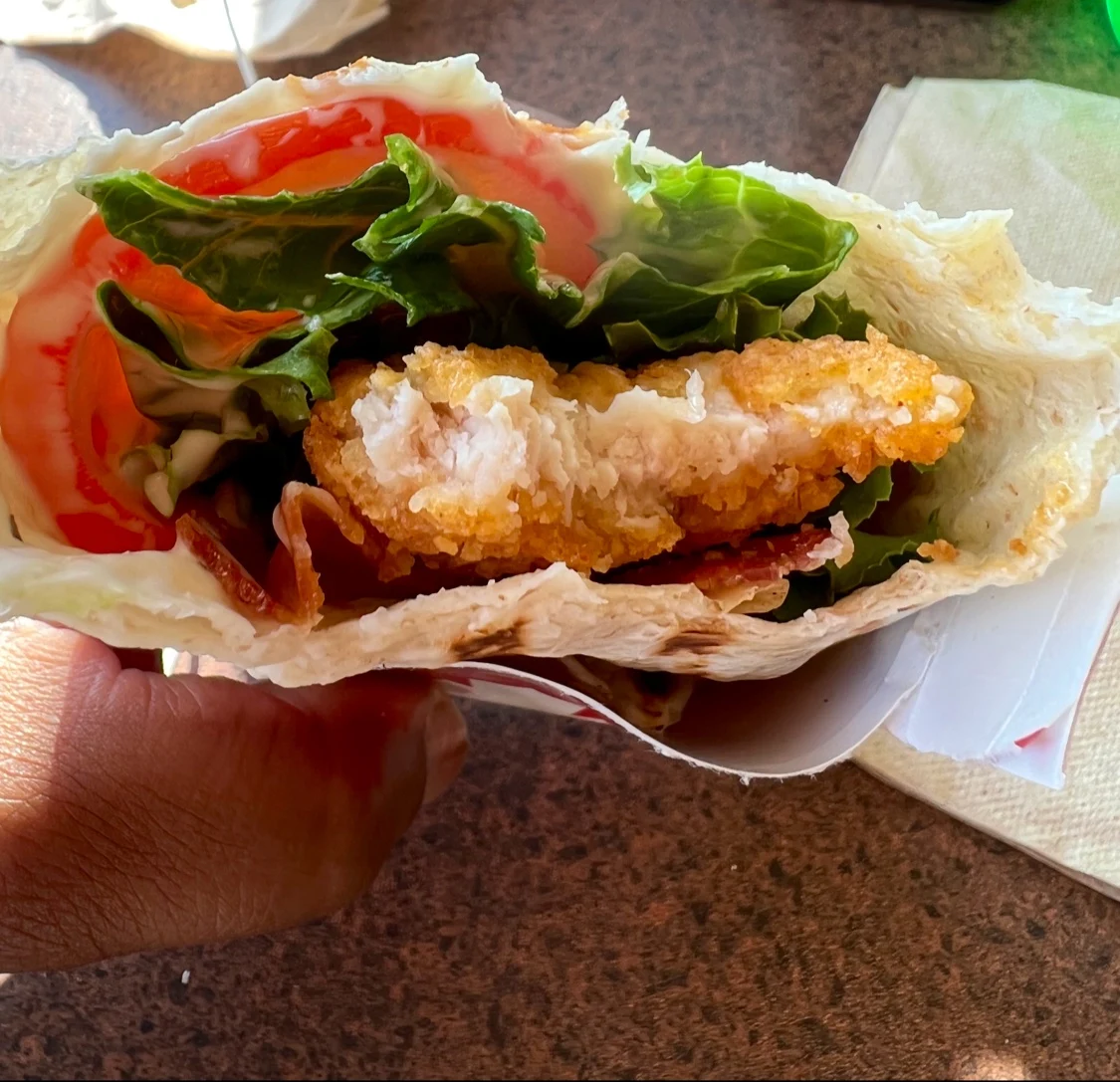 Grilled Chicken Bacon Ranch Wrap