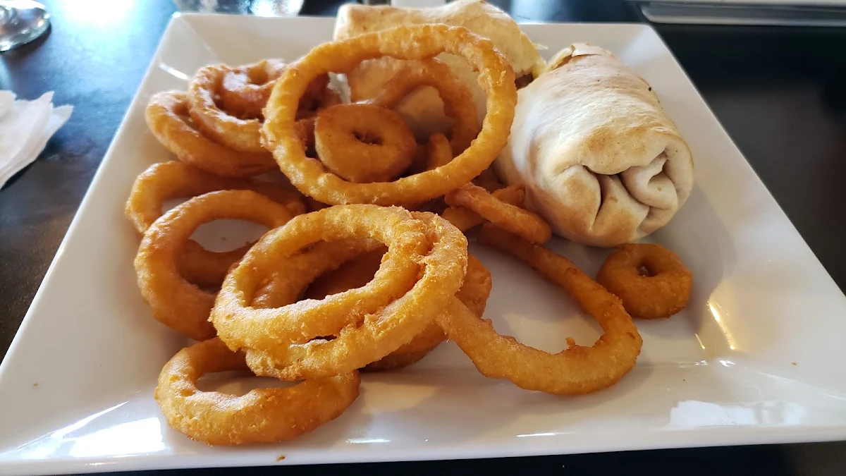 Taco Wrap with Onion Rings