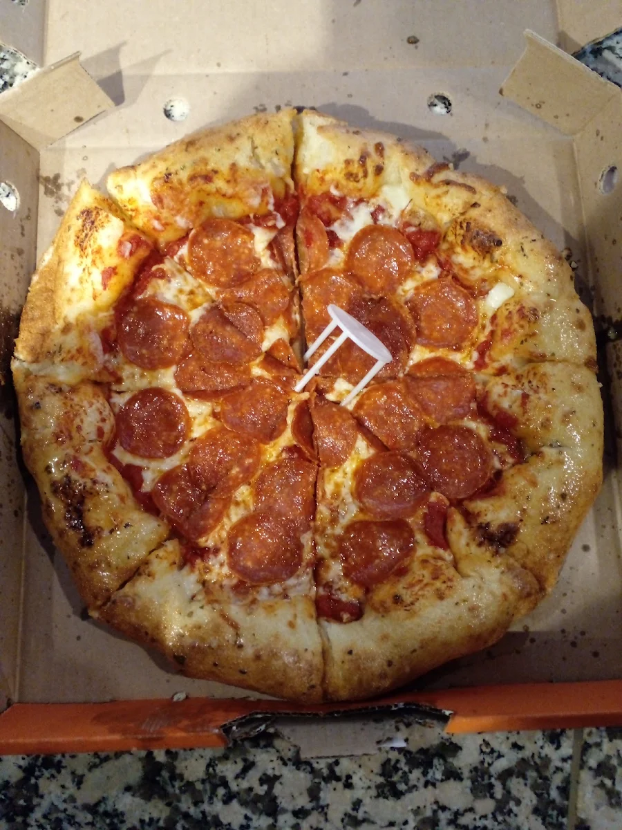Pepperoni Pizza Stuffed Crust