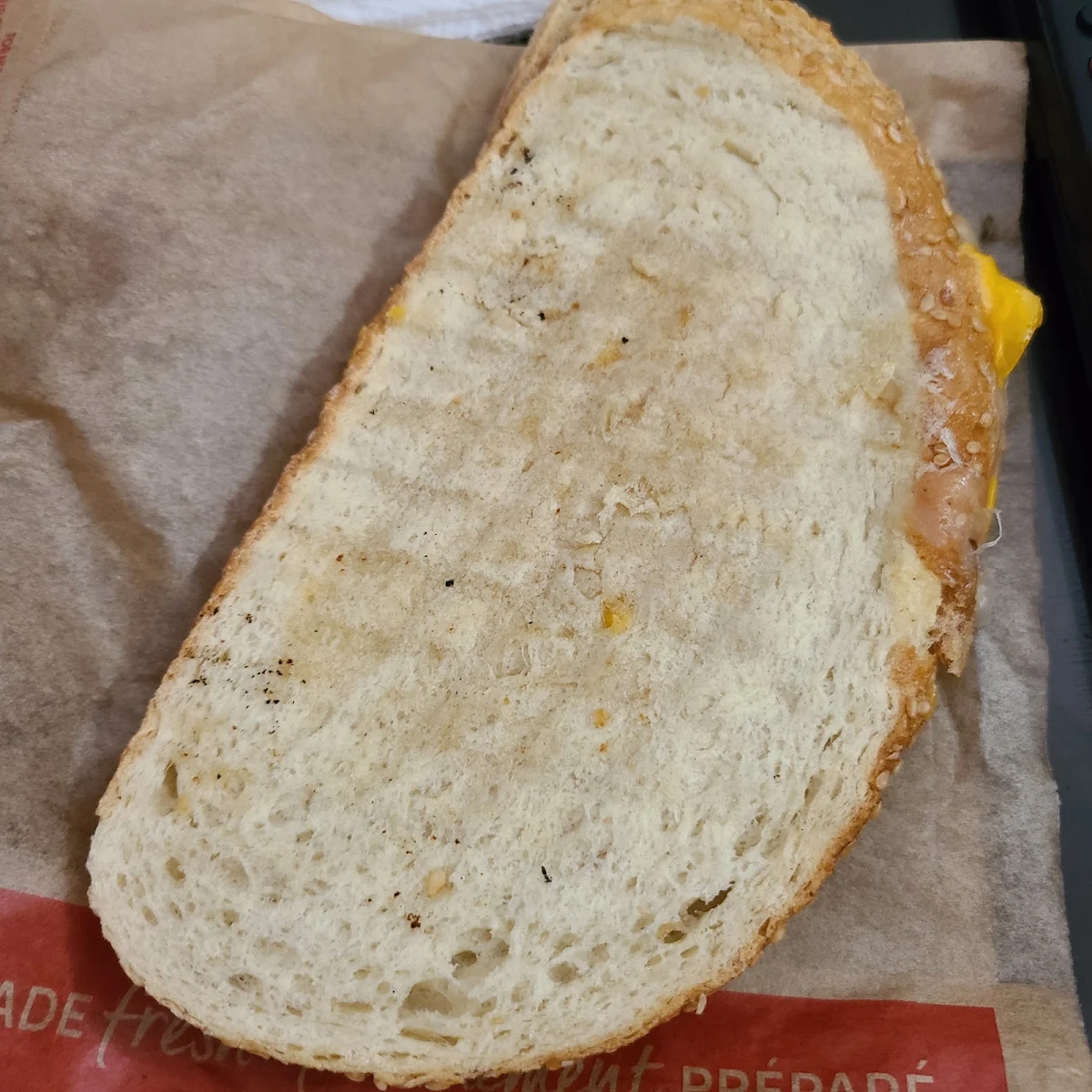 Grilled Cheese Melt not Cooked