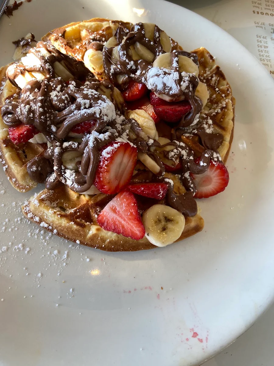 Chocolate Strawberry Waffle