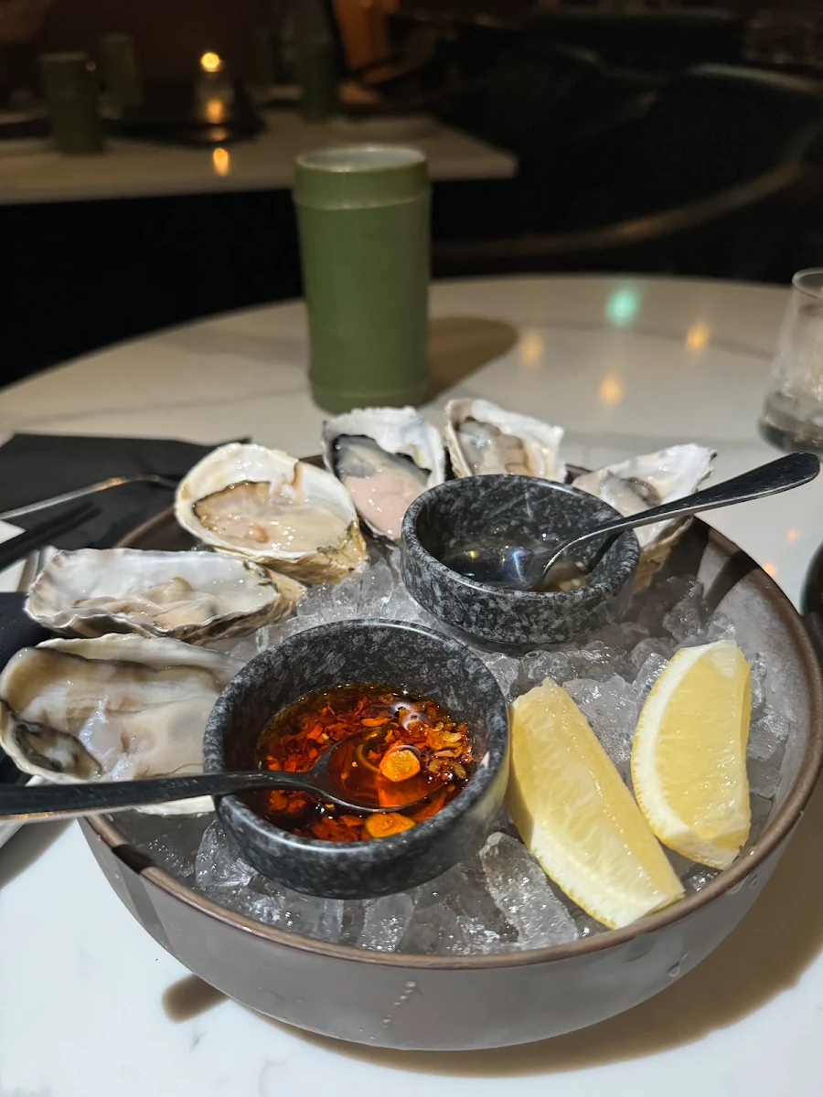 Fresh Oysters with Dipping Sauces