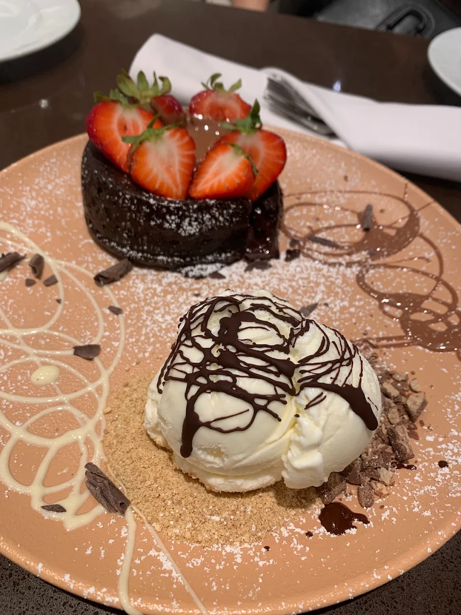 Chocolate Fondant with Ice Cream