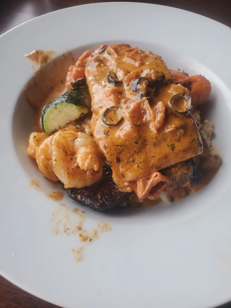 Salmon and Gnocchi Red Curry