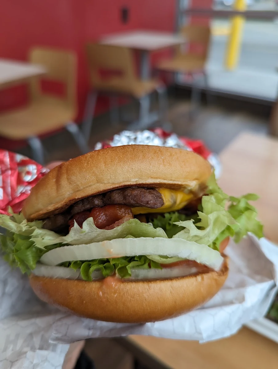 Junior Bacon Cheeseburger