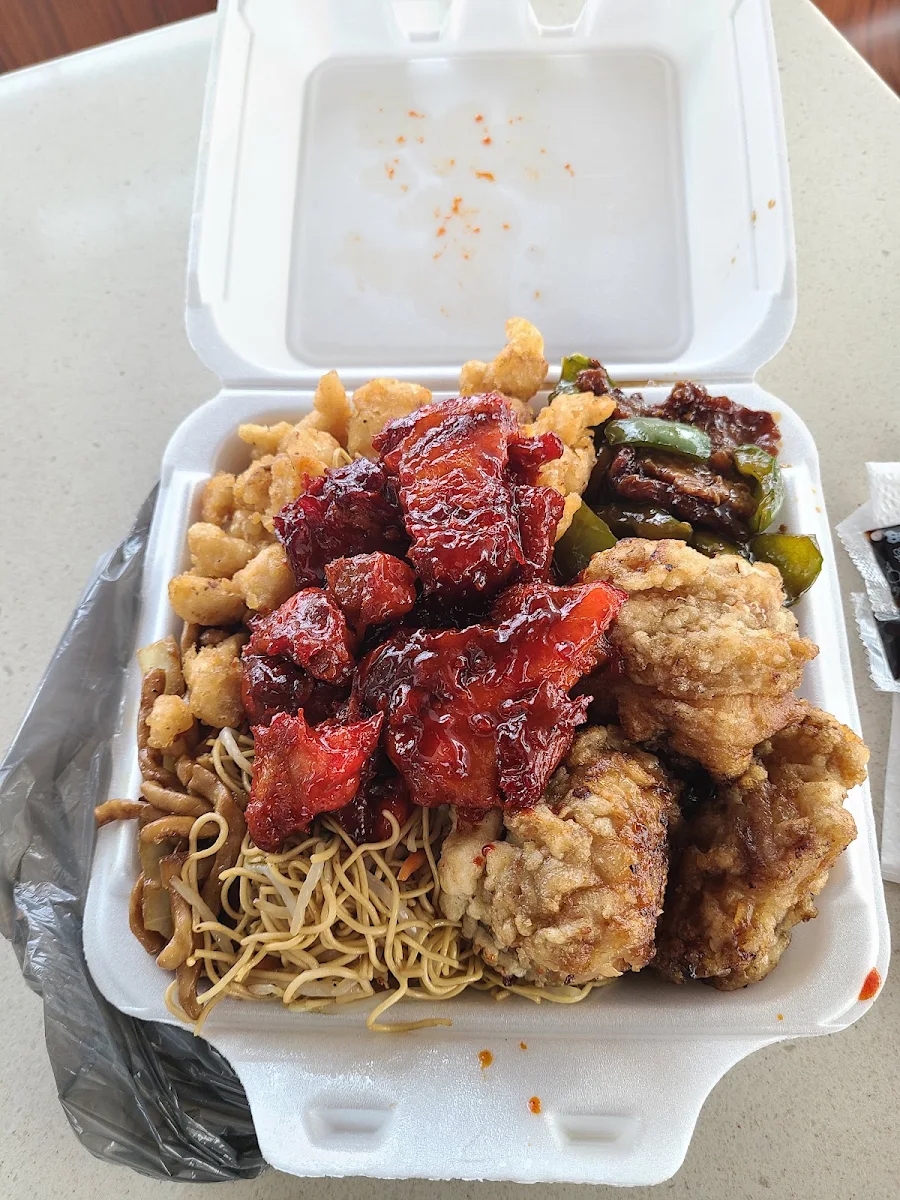 Fried Rice Fried Noodles Garlic Chicken Sweet and Sour Pork Grilled Chicken