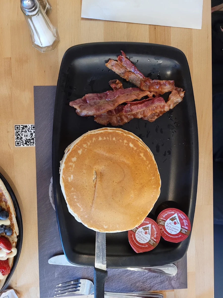 Crêpe Au Bacon Et Cheddar Bacon And Cheddar Crepe