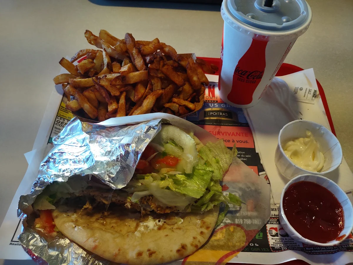 Poulet Souvlaki Pita
