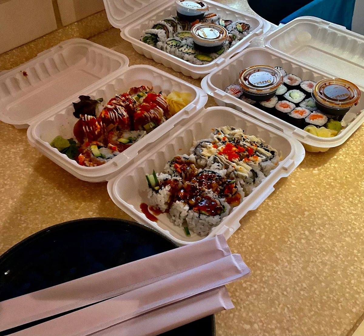 Our Takeaway Sushi Deluxe Meal