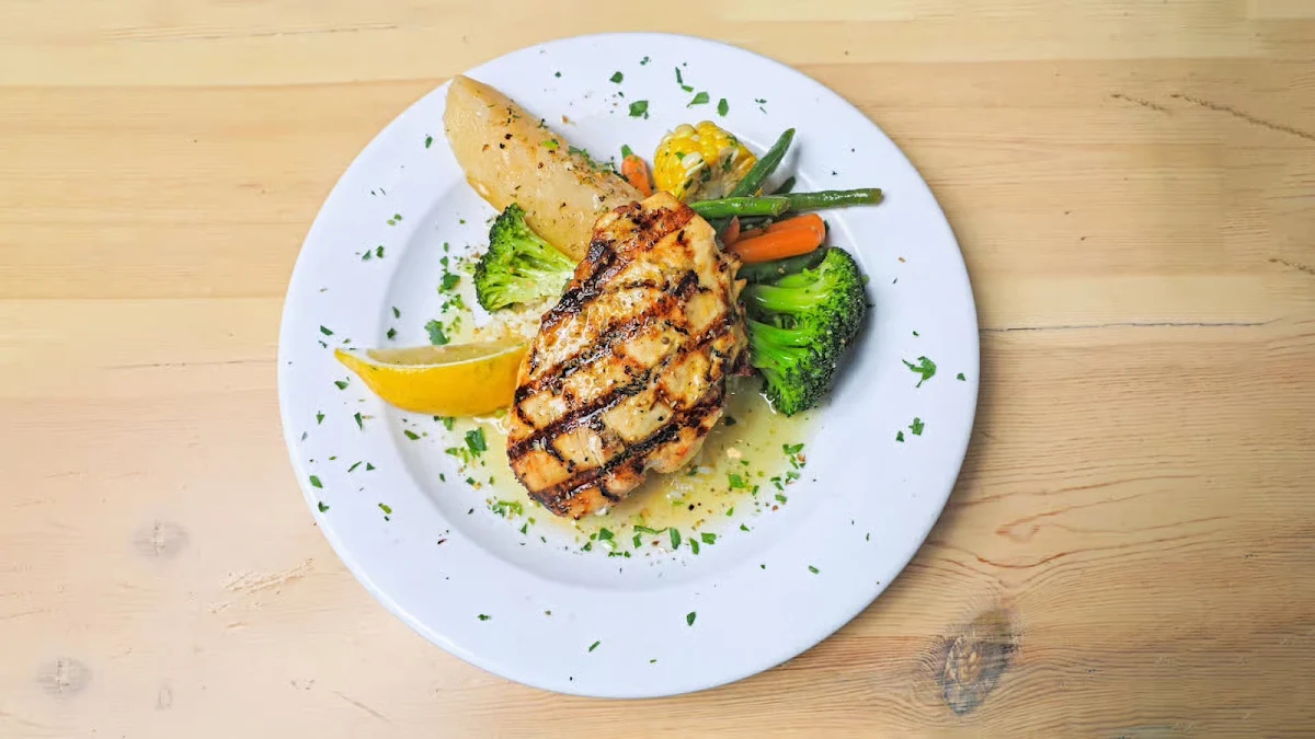 Suprême de Poulet Grillé Grilled Chicken Supreme