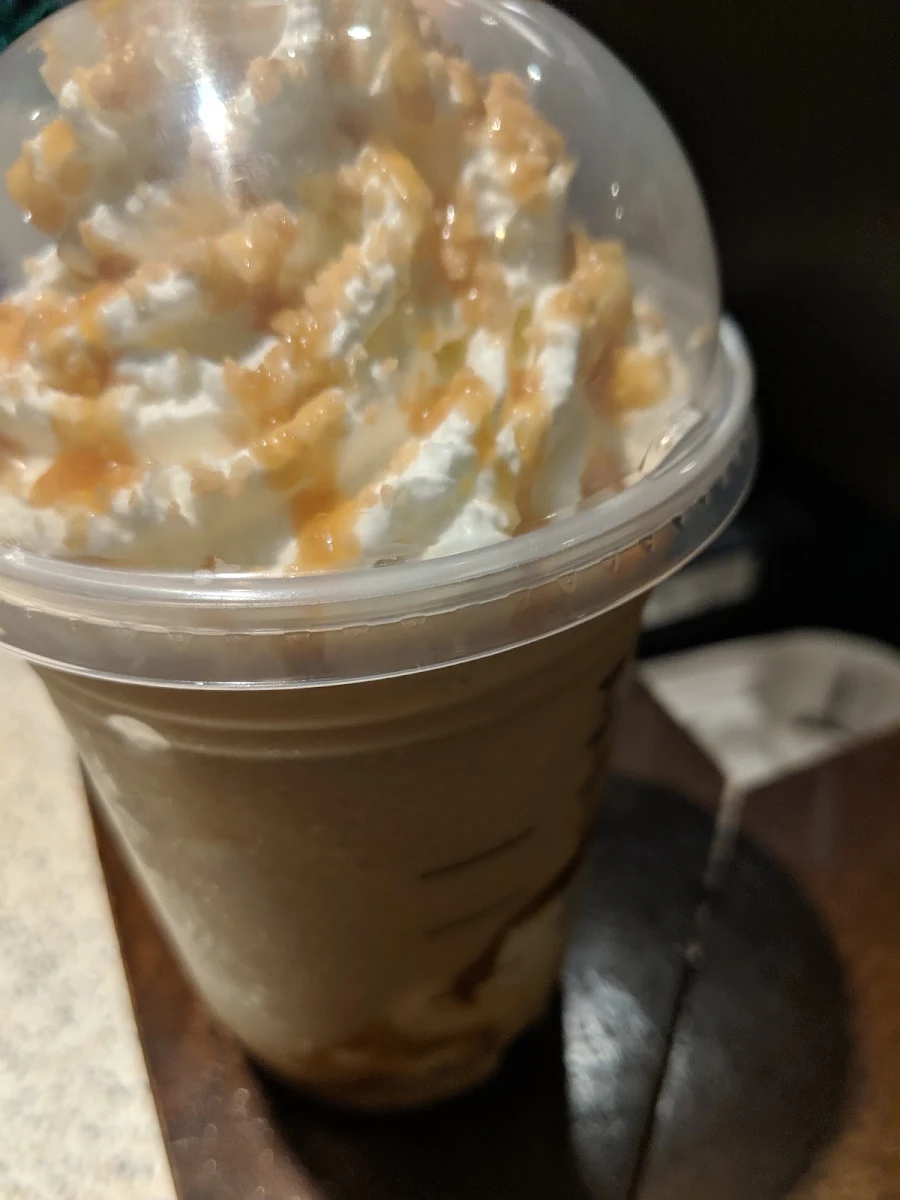 Caramel Ribbon Crunch Frappuccino