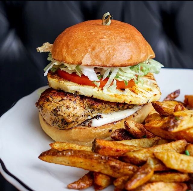 Kicked Up Fish Burger