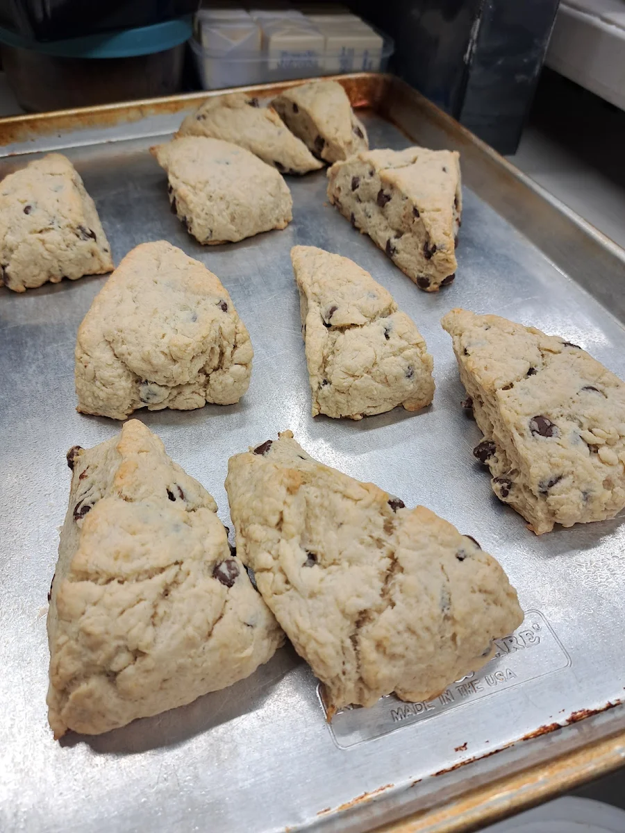 Banana Chocolate Chip Scones