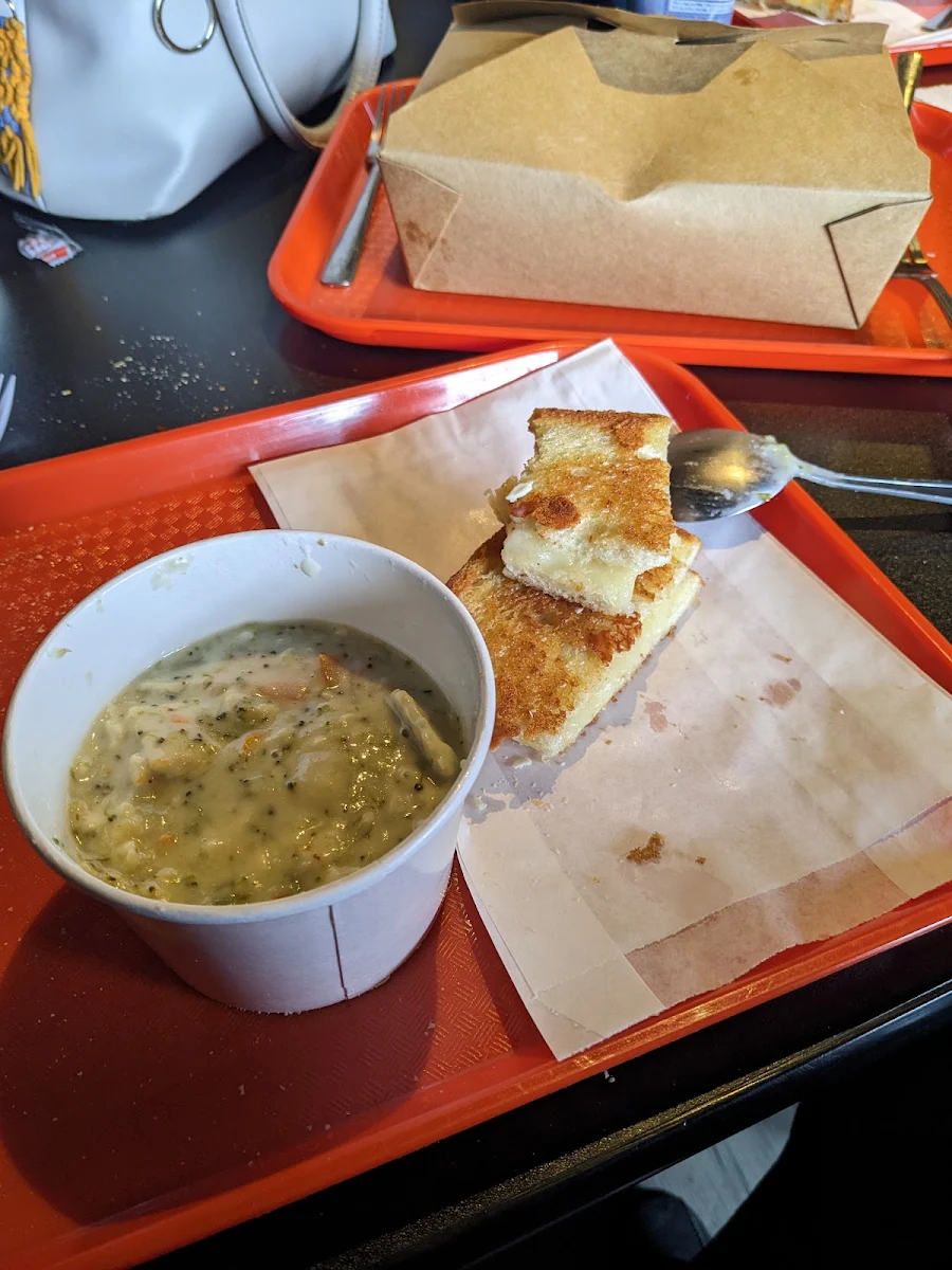 Half Grilled Cheese Sandwich