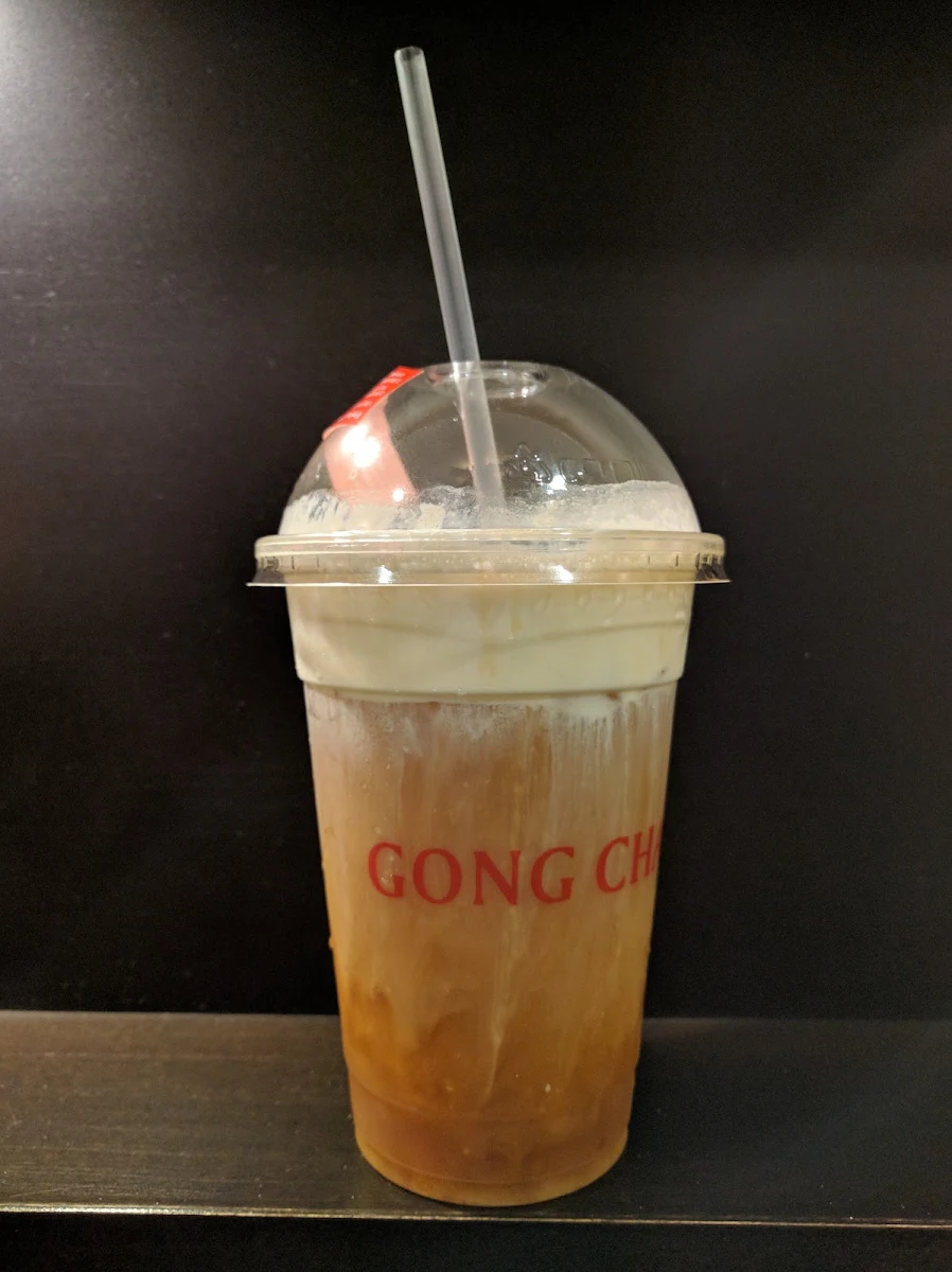 Milk Foam Earl Grey Tea