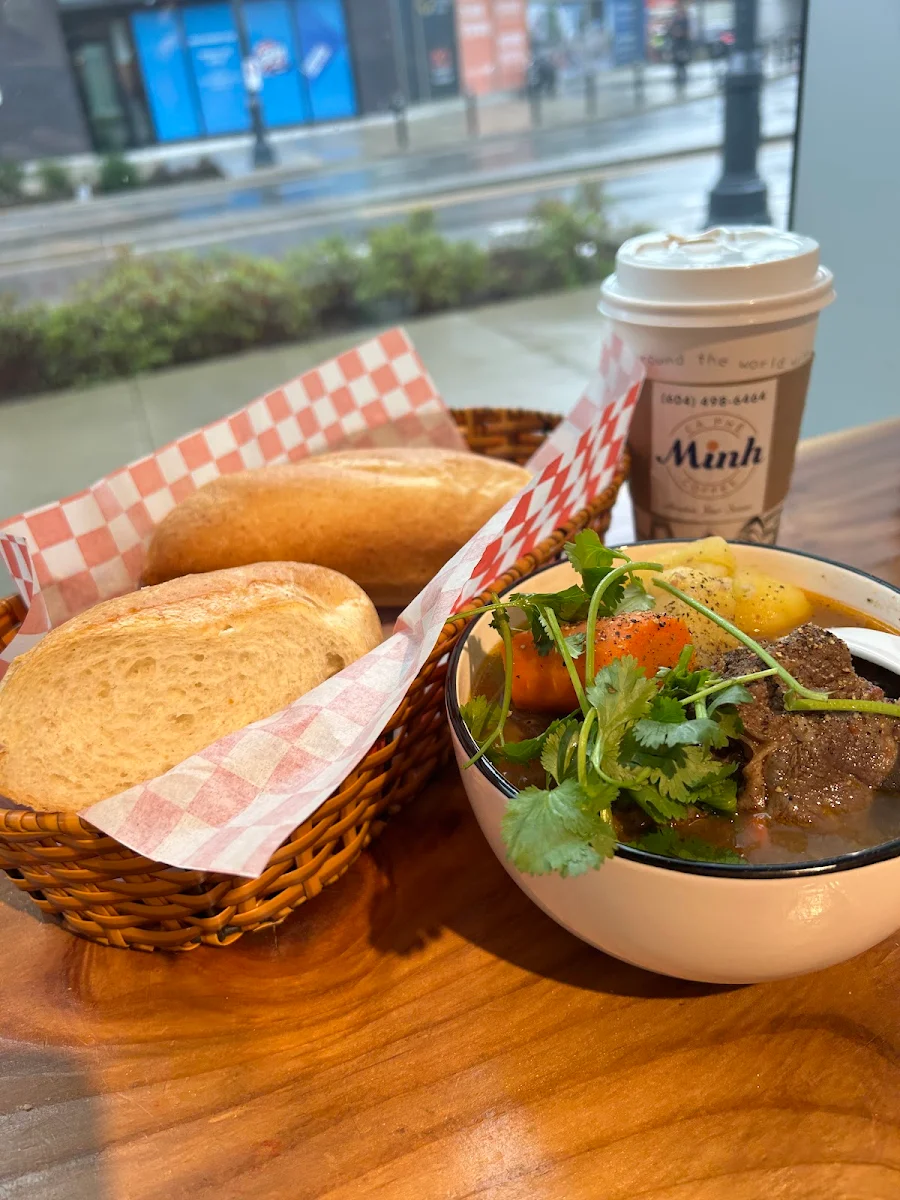 Beef Stew, Minh Sandwiches