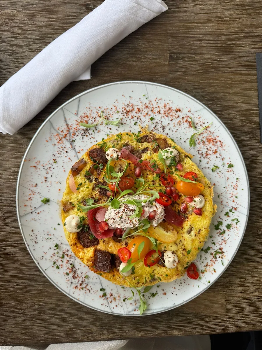 Saffron Shakshuka with Quebec Wild Mushrooms