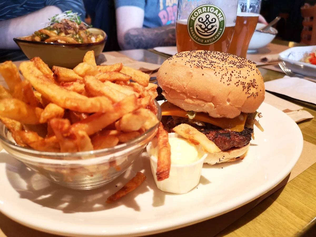Burger and Fries