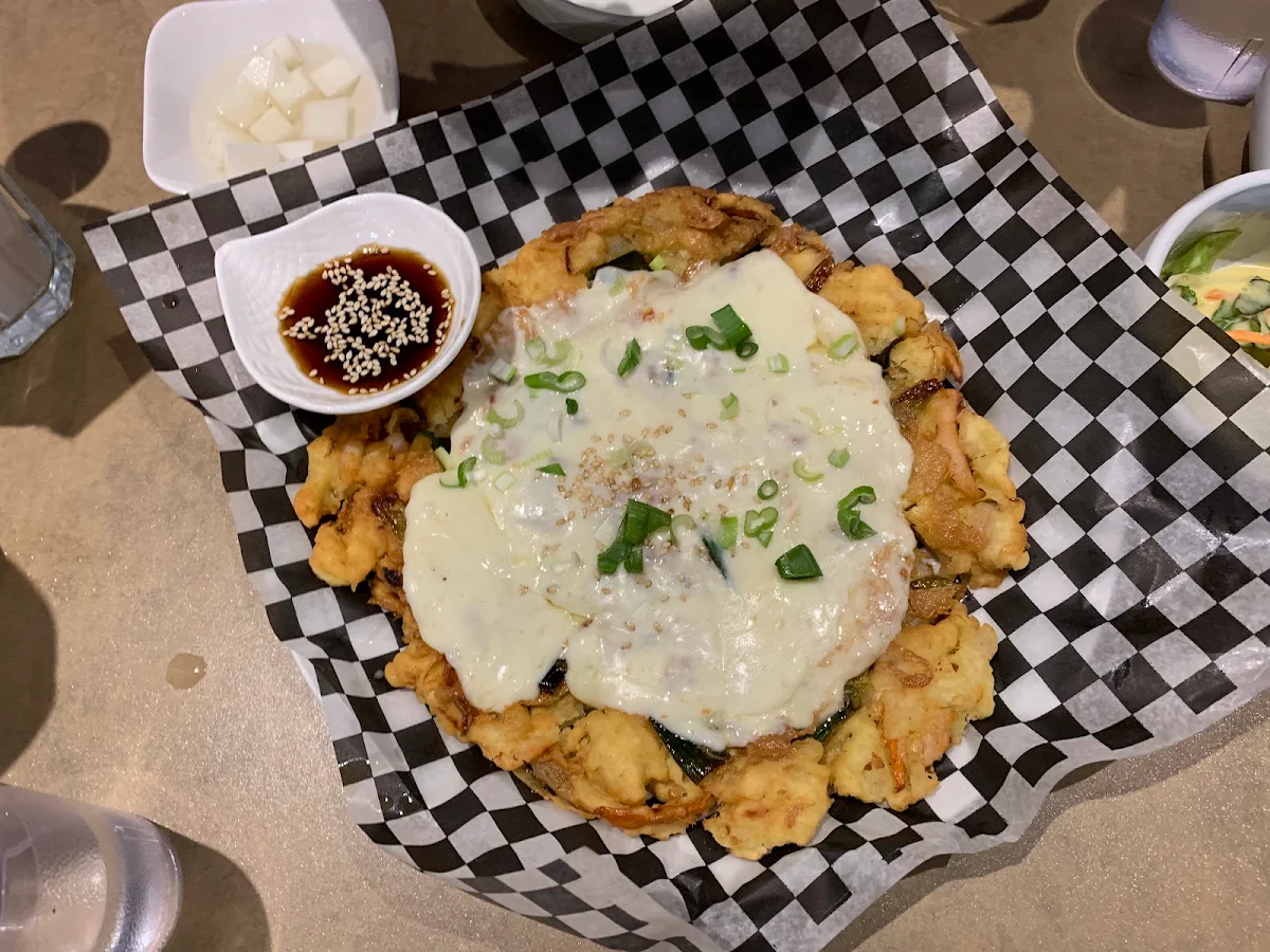 Seafood Pancake with Cheese