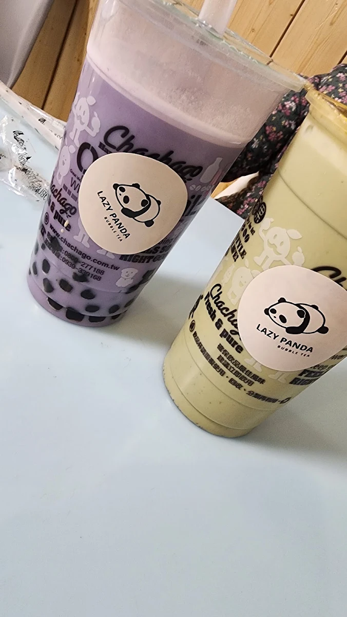 Taro Milk Tea with Tapioca