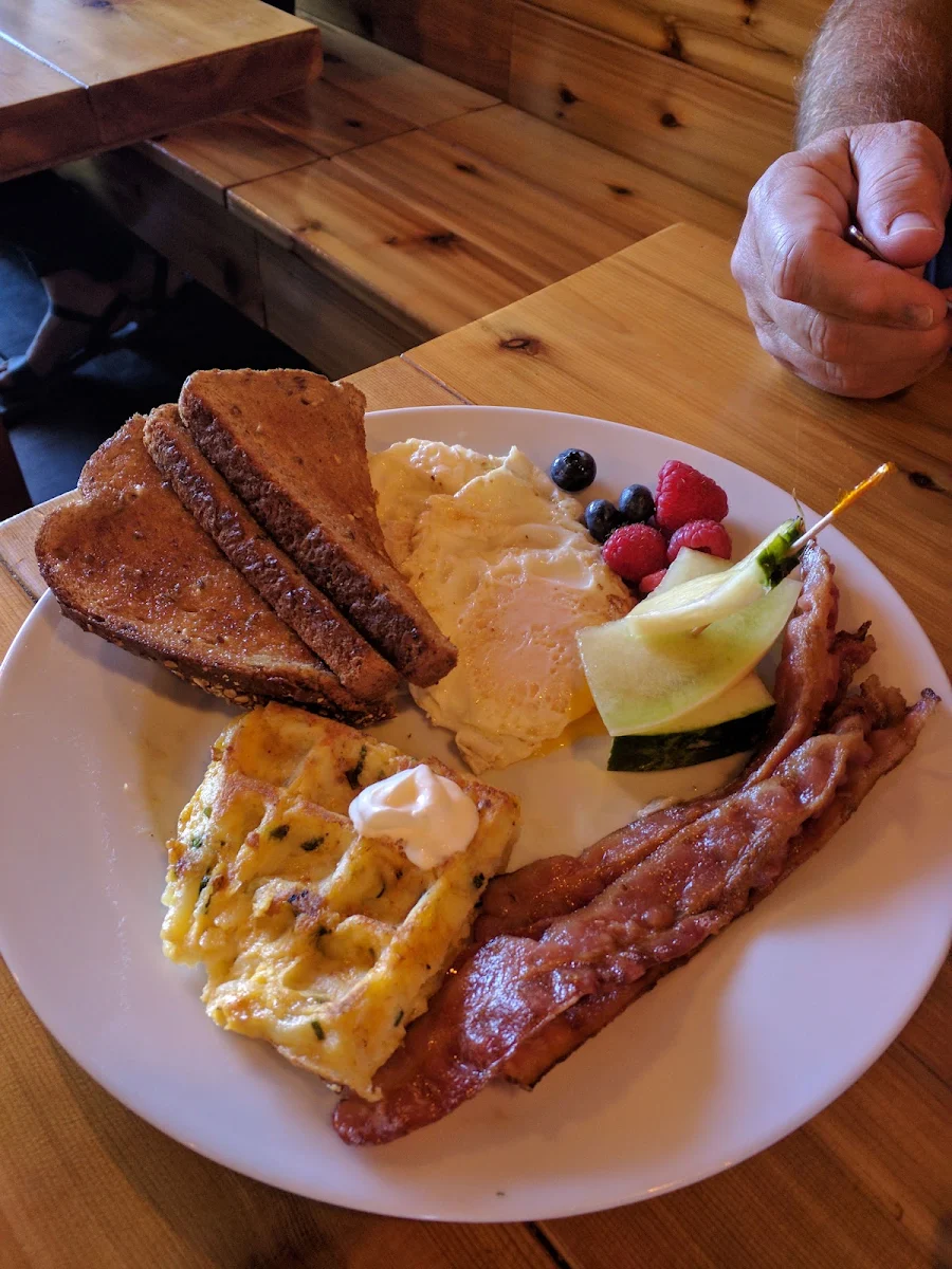 Eggs and Canadian Bacon