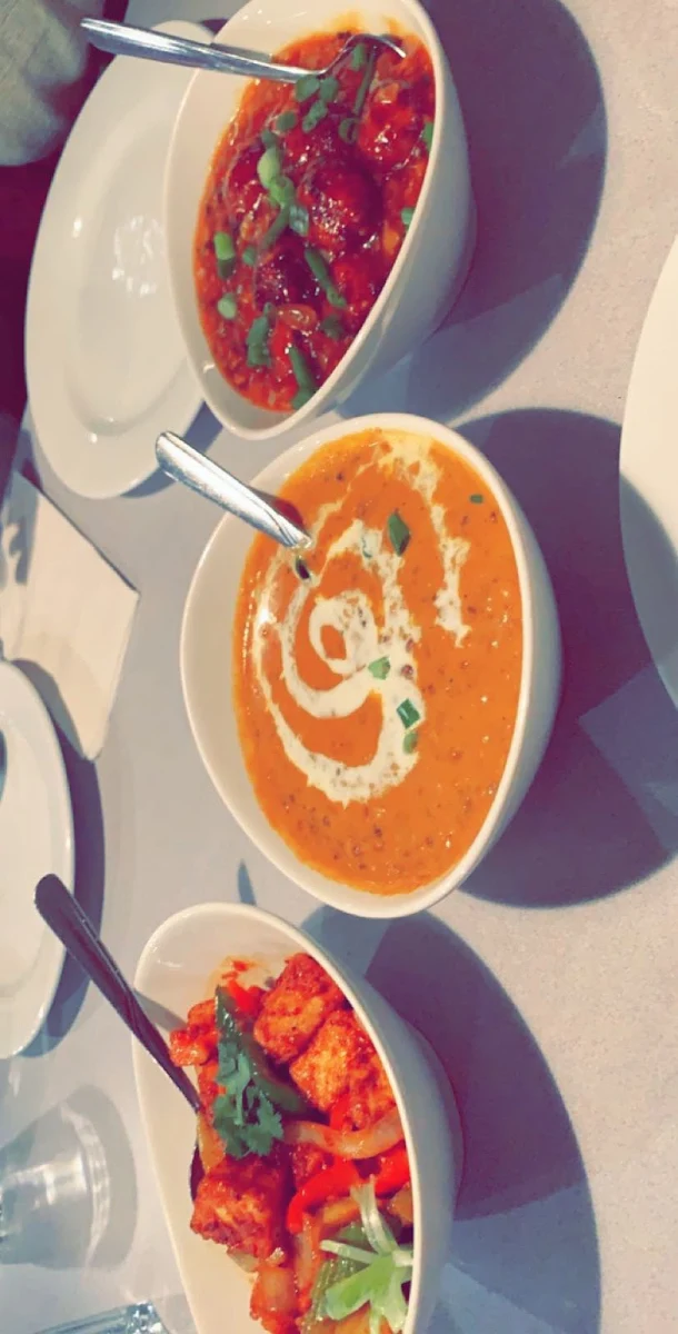 Dal Makhni Manchurian with Gravy Cheese Chili