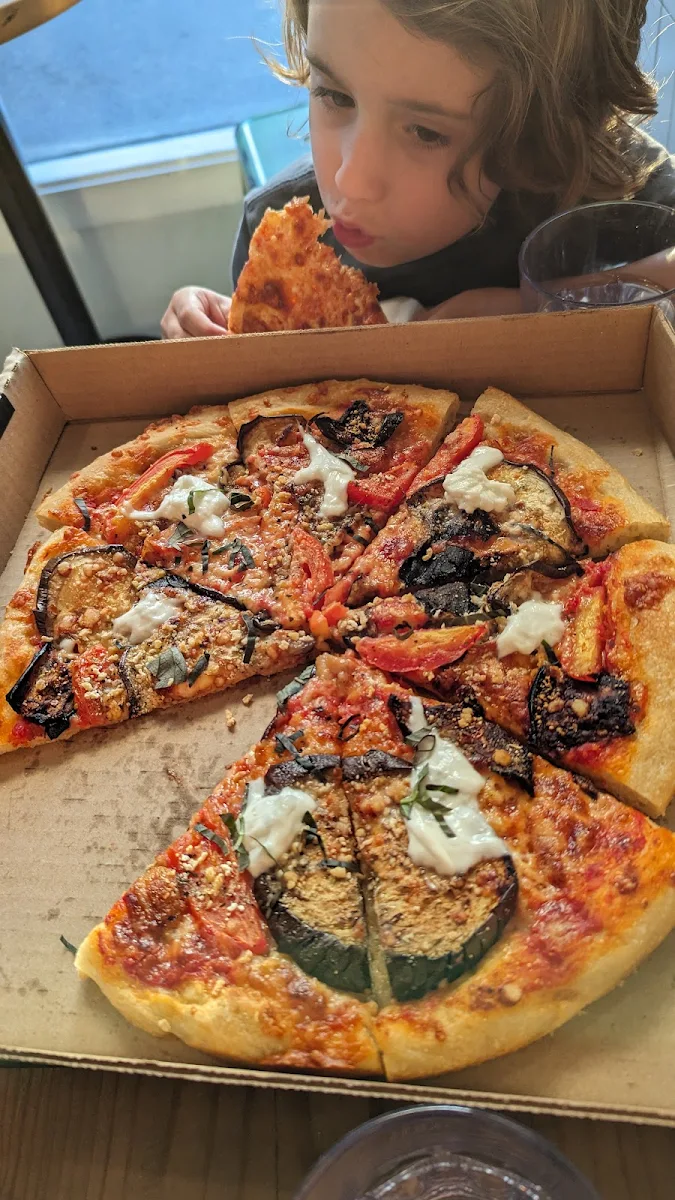 Eggplant Parmesan Special Pizza