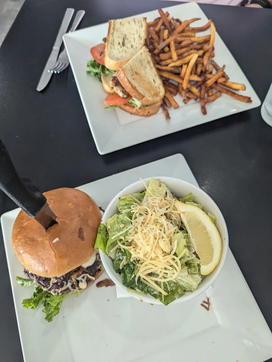 Chicken Sandwich and Eddy Burger