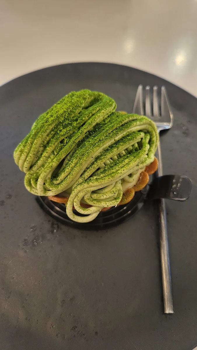 Matcha Mont Blanc Yuzu Tart
