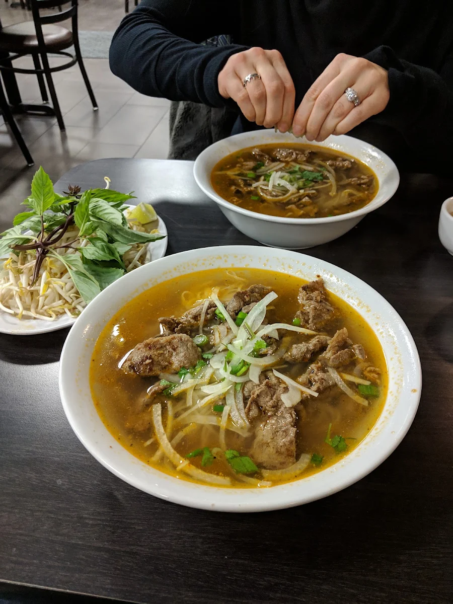 Rare Beef & Brisket Rice Noodle Soup