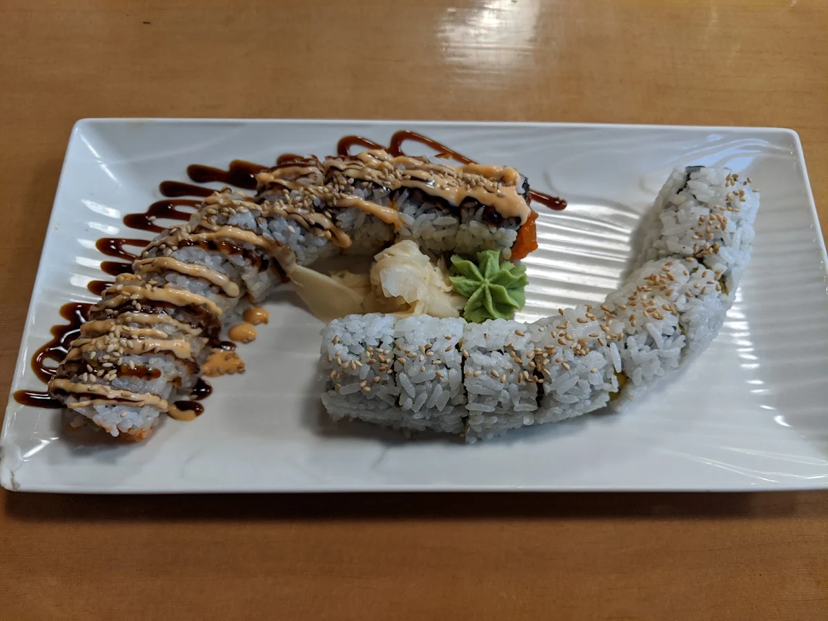 Spicy Tuna Roll & Avocado Mango Roll
