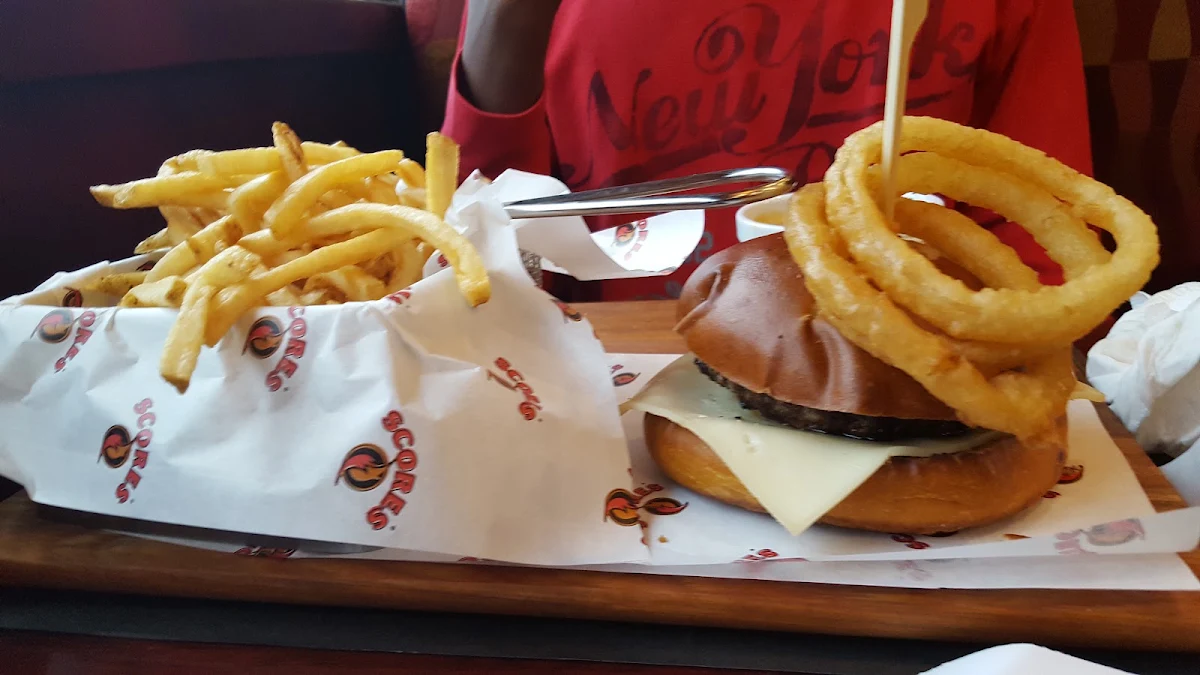 Beef Burger with Fries