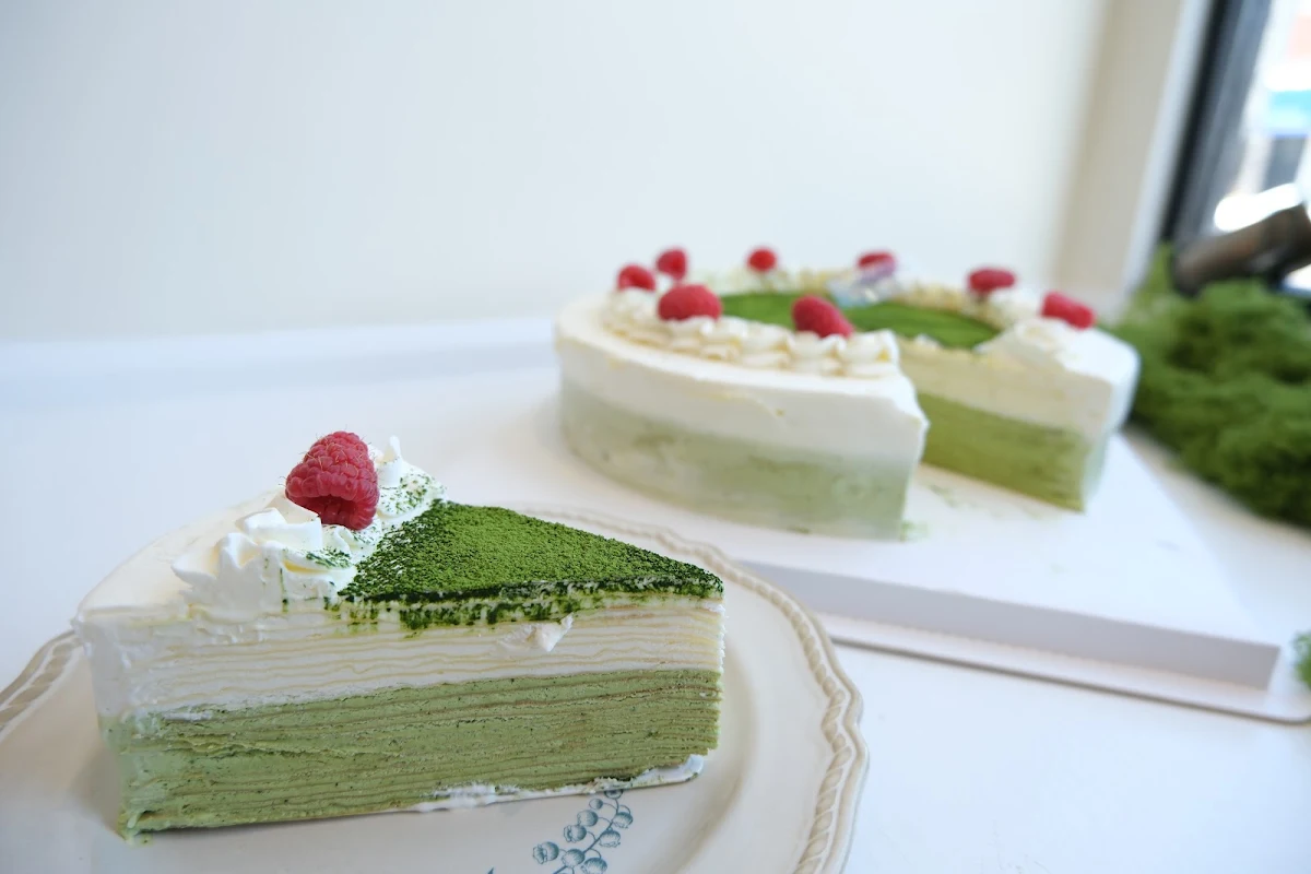 Matcha Yuzu Crepe Cake